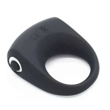 Lux Black Silicone Vibrating Cock Ring