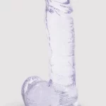 Realistic Clear 7 Inch Dildo With Suction Cup