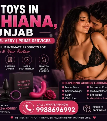Sex Toys in Ludhiana, Punjab – Same Day Delivery Prime Services