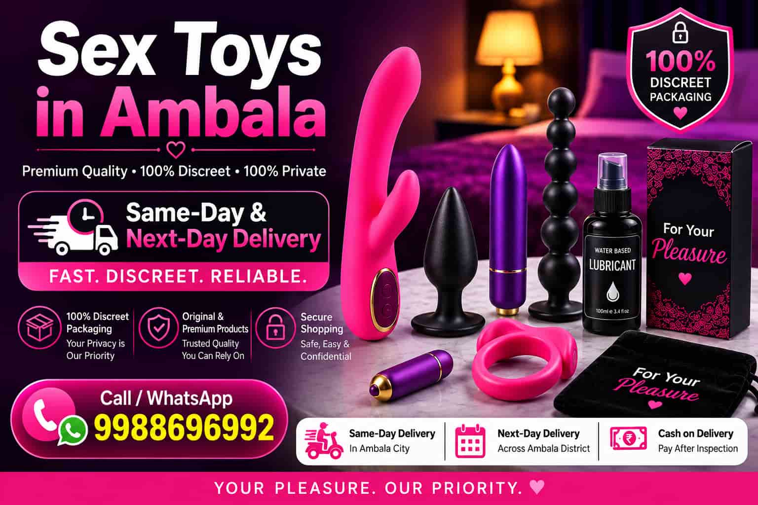 Sex Toys in Ambala Same-Day & Next-Day Delivery