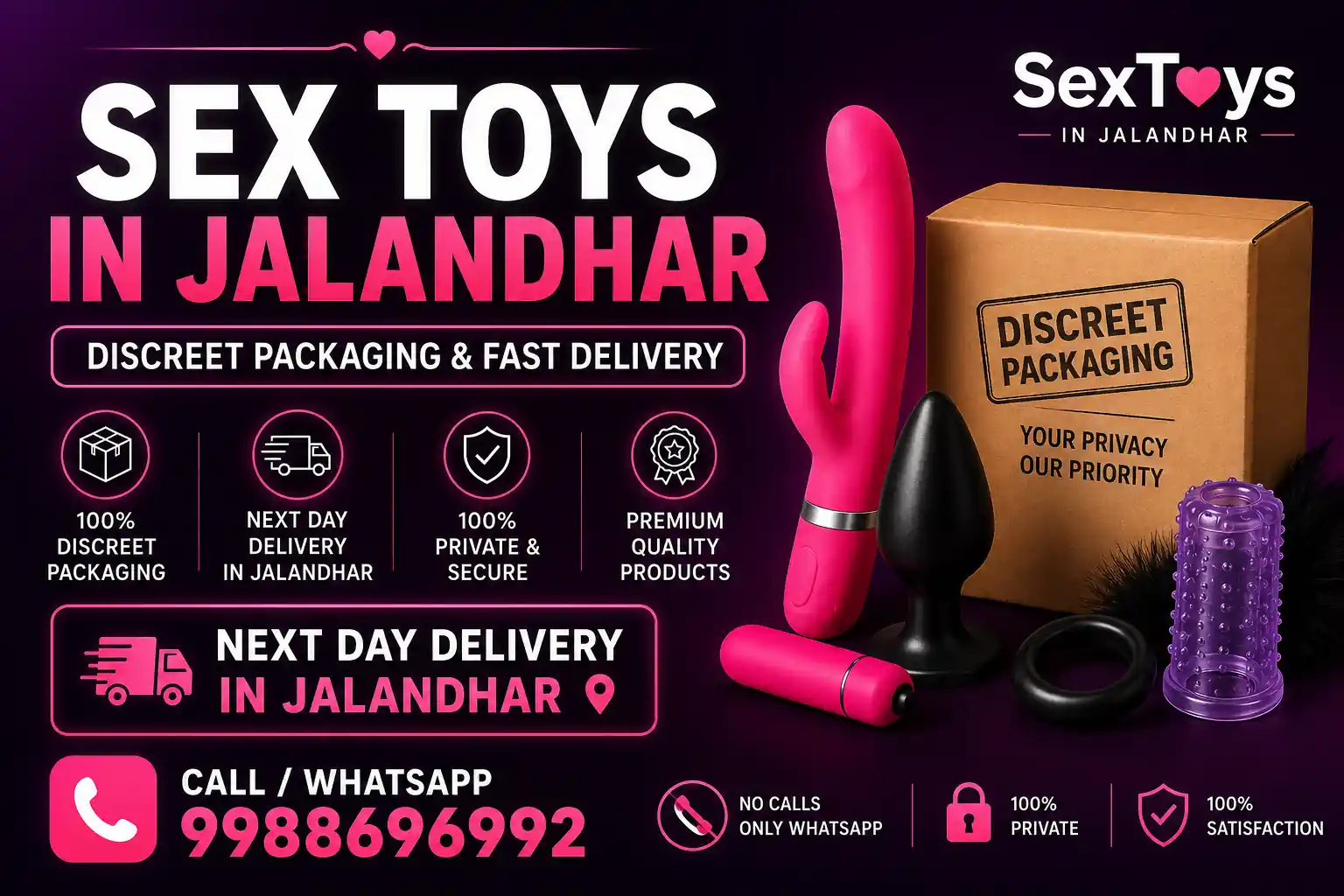 Sex Toys in Jalandhar | Discreet Packaging & Fast Delivery